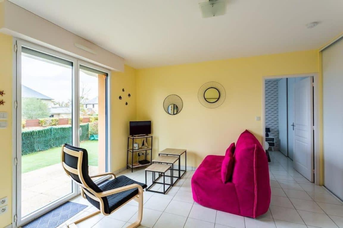 L'Opale - Joli Appartement Avec Jardin Et Garage Динард Екстериор снимка